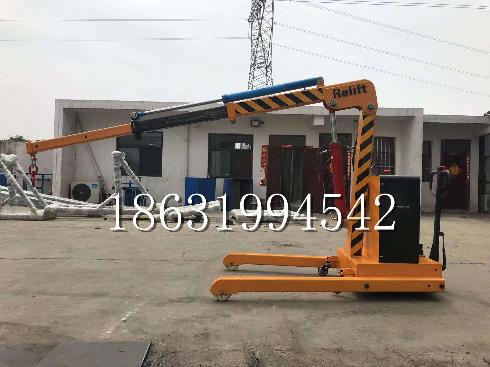 磁县久征定做3吨三轮随车吊 农用园林绿化移树吊 平板工程用小吊机