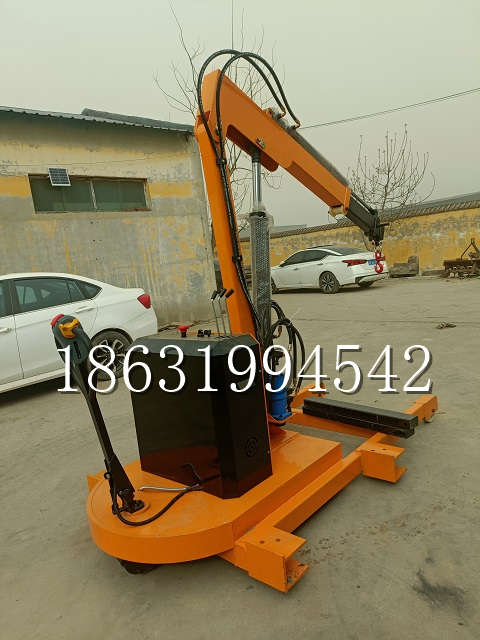 磁县自卸车厢随车吊 自制轮式四不像起重机 四驱平板吊 5吨 贵盛